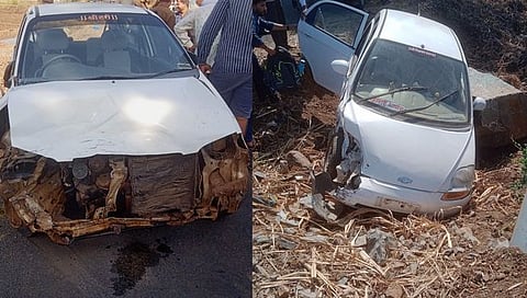 कोल्हापूर : मूरगुड नगरपालिकेच्या मुख्याधिकारी यांच्या गाडीचा अपघात