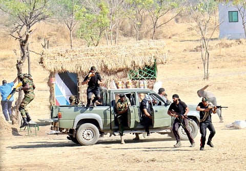 भारत-आफ्रिका लष्करी सरावाचा थरार