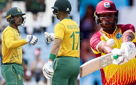 SA vs WI : 35 षटकार, 517 धावा, 2 शतके! द. आफ्रिकेचा विंडीजवर विक्रमी विजय