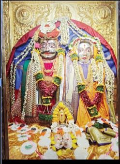 गुढीपाडव्यानिमित्त श्रीनाथ-जोगेश्वरीच्या दर्शनासाठी अलोट गर्दी