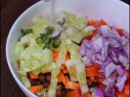 High Protein Sprouts Salad