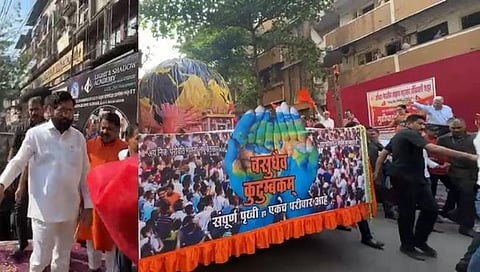 डोंबिवलीत नववर्षाच्या शोभा यात्रेचे उत्साहात स्वागत; मुख्यमंत्री एकनाथ शिंदेंची उपस्थिती