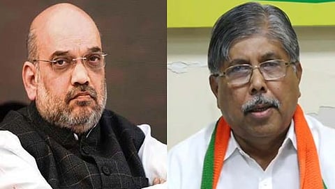 वादग्रस्त विधाने खपवून घेतली जाणार नाहीत; अमित शहांची चंद्रकांत पाटील यांना ताकीद