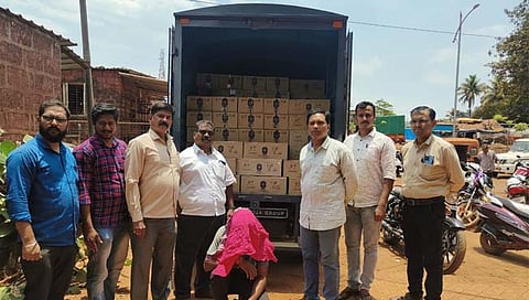 रत्नागिरी: कोर्ले येथे गोवा बनावटीच्या दारूसह २४ लाखांचा मुद्देमाल जप्त