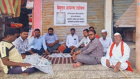 सांगली: खरसुंडी येथे अतिक्रमण हटवण्यासाठी तरुणाचे बेमुदत उपोषण