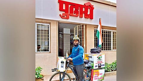 कोल्हापूर : ‘नदीजोड’ जनजागृतीसाठी देशव्यापी सायकल मोहीम…