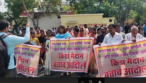 ‘वज्रमूठ’ सभेवरून नागपुरात राजकारण पेटले; भाजपचे धरणे आंदोलन