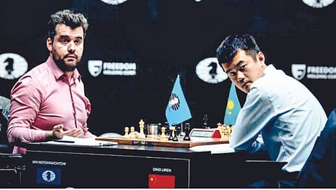 World Chess Championship : नेपोम्नियाची-लिरेन ११ वा डाव बरोबरीत