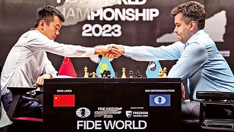 नेपोम्नियाची-लिरेन यांच्यातील तिसरा डाव अनिर्णीत