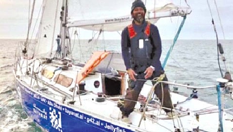 अभिलाषने दुसर्या क्रमांकासह जिंकली जगातील सर्वात कठीण रेस!