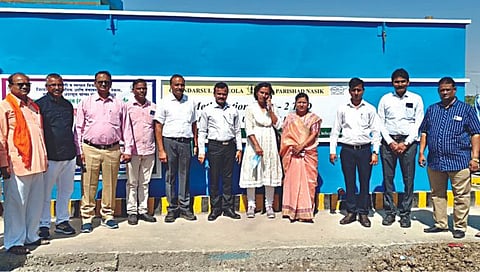 नाशिक : प्रकल्प संचालकांकडून गोबरधन प्रकल्पाची पाहणी, राज्यात पूर्ण झालेला पहिलाच प्रकल्प