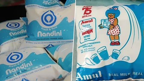 Nandini vs Amul : कर्नाटकात ‘अमूल’ विरोधात कन्नड संघटनांचे आंदोलन