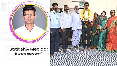 IBPS Topper : जतच्या तरुणाचे आयबीपीएस परीक्षेत मोठे यश; करजगी येथील सदाशिव मेडीदार भारतात पहिला