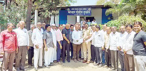 चोरटे जेरबंद न झाल्याने संताप; कोल्हारचे ग्रामस्थ, व्यापारी थेट पोलिस ठाण्यात