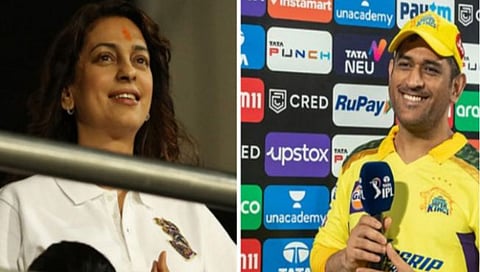 MS Dhoni : धोनीच्या नेतृत्वावर जुही चावला फिदा; म्हणाली, “धोनीला कर्णधार म्हणून पाहणे अद्भूत”