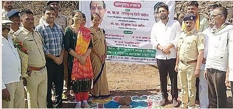 नगर: श्री क्षेत्र वृद्धेश्वर येथे पर्यटन स्थळ उभारणार, खासदार सुजय विखे; विविध विकासकामांचे भूमिपूजन