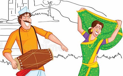 पिंपरी : पुरुषांमध्ये स्त्री पात्र रंगविण्याची क्रेज