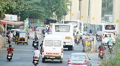 खडकी-बोपोडीदरम्यान वाहतूक कोंडी; वाहनचालक त्रस्त