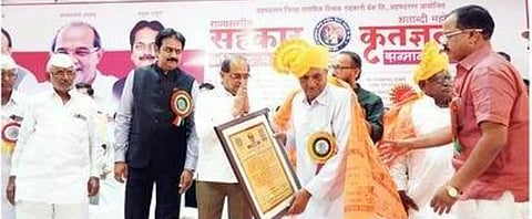 सहकारी चळवळ ही महाराष्ट्राचा आत्मा : मंत्री राधाकृष्ण विखे; शिक्षक बँक शताब्दी महोत्सव कृतज्ञता सन्मान सोहळा