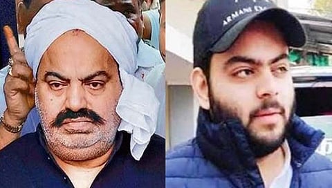 उत्तर प्रदेशमधील माफिया अतीक अहमद आणि त्याचा मुलगा असद.