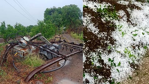 नाशिक: बागलाण तालुक्यात सलग दुसऱ्या दिवशी अवकाळीचा तडाखा