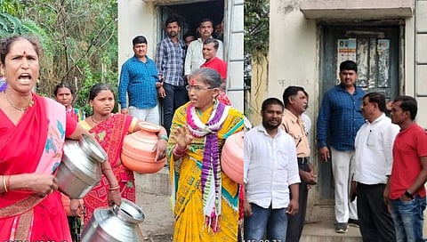 बीड : लाईट नसल्याने संतप्त महिलांनी अधिकाऱ्यांना कोंडले कार्यालयात