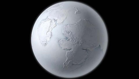 पृथ्वी बनली होती बर्फाचा गोळा