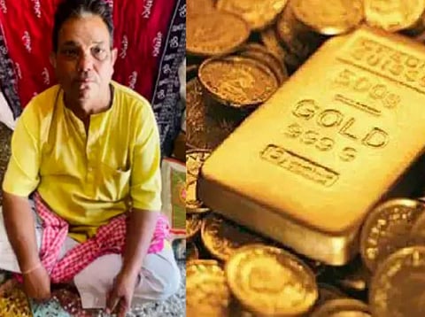 ५० ग्रॅम सोने बक्षीस जिंकलेले श्याम सिंह लावनिया.