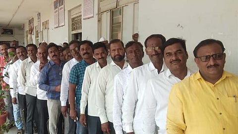 इस्लामपूर बाजार समिती निवडणूक: दुपारपर्यंत ७४.५६ टक्के मतदान