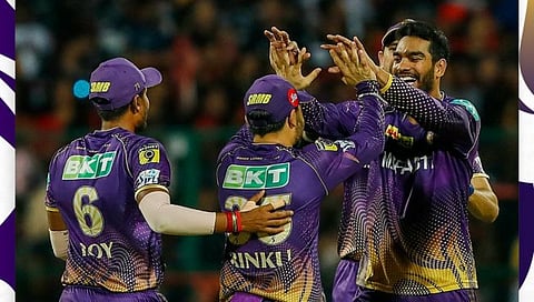 KKR vs RCB : कोलकाताकडून बेंगलोरचा २१ धावांनी पराभव