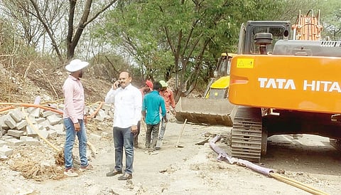 जुनी सांगवीतील ममतानगर रस्त्याचे काम सुरू