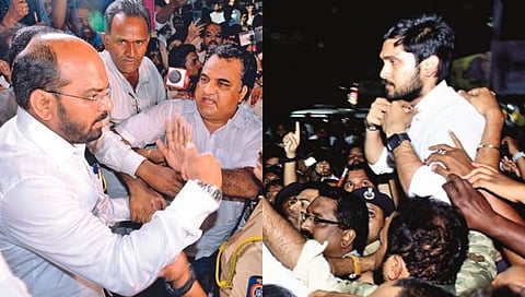 महाडिक-सतेज गटात संघर्ष; ‘राजाराम’वरून बिंदू चौकात आव्हान प्रतिआव्हान