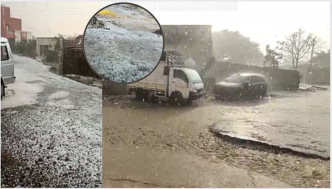 सातारा : वळवाचे थैमान; दुसऱ्या दिवशीही गारपीट; शेतकऱ्यांच्या तोंडचा घास हिरावला