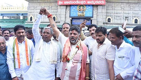 Karnataka CM decision | कर्नाटक मुख्यमंत्रीपदाचा सस्पेन्स कायम, सिद्धरामय्यांचे पारडे जड?, डी. के. शिवकुमार आज दिल्लीला जाणार