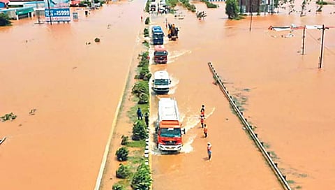 कोल्हापूर : सहापदरीचे काम सुरू; मात्र महापुराचा धोका कायम