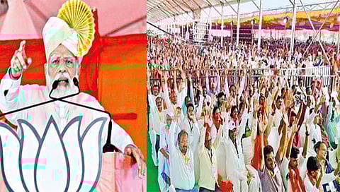 कर्नाटकला नंबर वन राज्य बनवू : पंतप्रधान मोदी