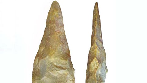 हैदराबादमध्ये दगडी अवजारांचा शोध