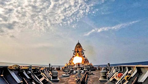 मार्मागोवा युद्धनौकेवरून ‘ब्रह्मोस’ची चाचणी यशस्वी!