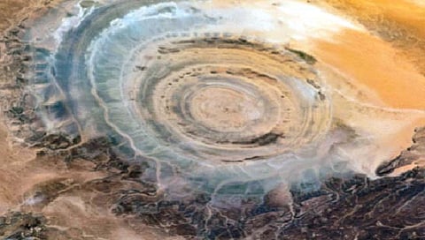 अंतराळातून घडले ‘आय ऑफ सहारा’चे दर्शन