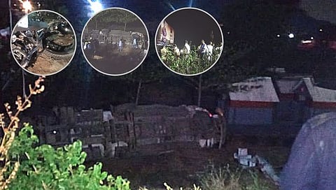 Pune Accident : इथेनॉल टँकर वाहनांना धडक देत थेट दरीत कोसळला; दिवे घाटातील अपघातात दोनजण ठार