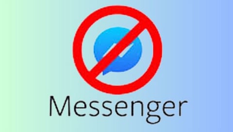 Blocks messenger apps