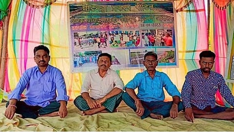 गडचिरोली: मेडिगड्डा प्रकल्पबाधितांचे महिनाभरापासून उपोषण; सरकारचे दुर्लक्ष