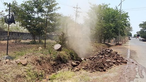 कोल्हापूर : शिरोली एमआयडीसीत गॅसची पाईप फुटल्याने लाखोंचे नुकसान