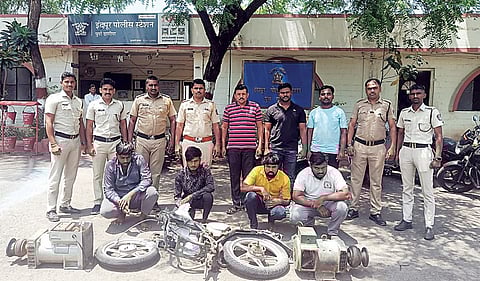 इंदापूर : पालखी मार्गाचे साहित्य चोरणारे जेरबंद