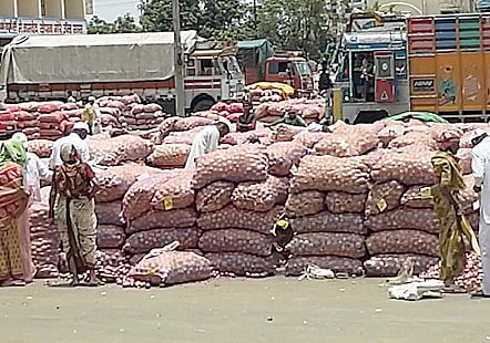 कांद्यावर 40 टक्के ड्युटी; सोनईतील शेतकरी आक्रमक