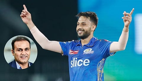 Virendra Sehwag : वीरेंद्र सेहवाग झाला आकाश मधवालचा फॅन