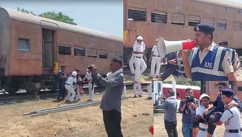 Mock Drill In Railway Station : इतवारी-टाटा पॅसेंजर रुळावरून घसरल्याचे रेल्वे प्रशासनाकडून मॉक ड्रिल