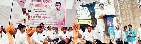 नगर: तीन वर्षांत चांगल्या कामात विघ्न, आ. शिंदेंचा पवारांवर घणाघात; सभापतींच्या पाठीशी उभे राहण्याची ग्वाही