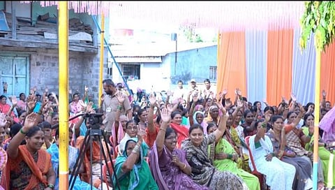 कोल्हापूर : अंबप येथे महिलांचा एल्गार; ग्रामसभेत घेतला दारुबंदी, डीजे, गुटखा बंदचा निर्णय