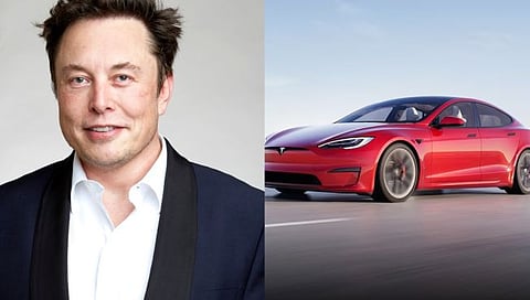 Elon Musk -Tesla Car